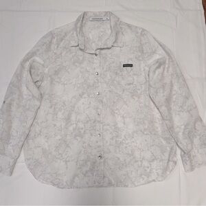 Calvin Klein Long Sleeve Button Down Women’s Large